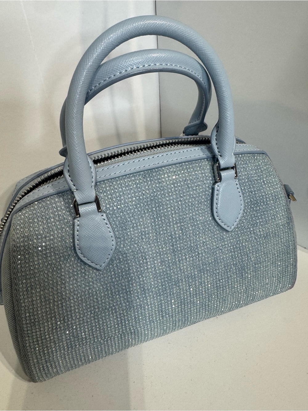 kate spade Madison denim Blue Structured Top-Handle Crossbody Bag - Picture 6 of 6